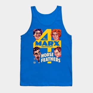 The Marx Brothers in Horse Feathers Movie Poster Tank Top